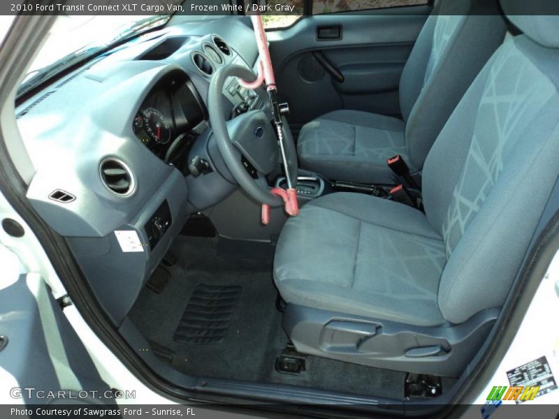 Frozen White / Dark Gray 2010 Ford Transit Connect XLT Cargo Van