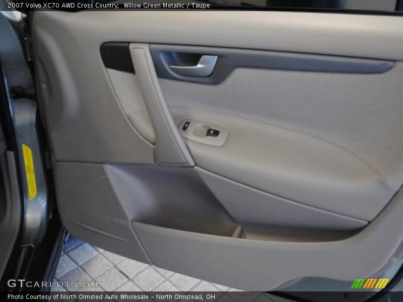 Willow Green Metallic / Taupe 2007 Volvo XC70 AWD Cross Country