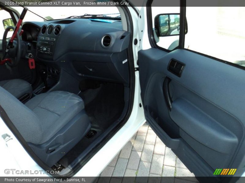 Frozen White / Dark Gray 2010 Ford Transit Connect XLT Cargo Van