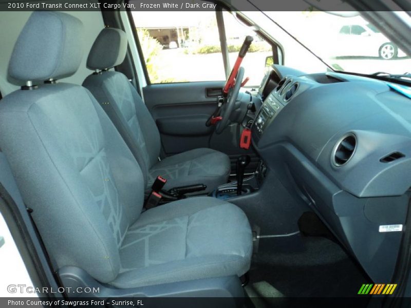 Frozen White / Dark Gray 2010 Ford Transit Connect XLT Cargo Van
