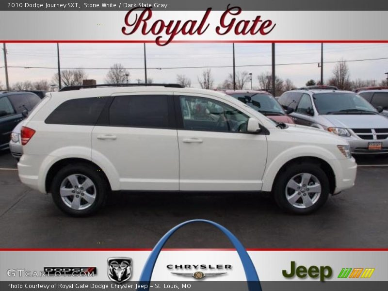 Stone White / Dark Slate Gray 2010 Dodge Journey SXT