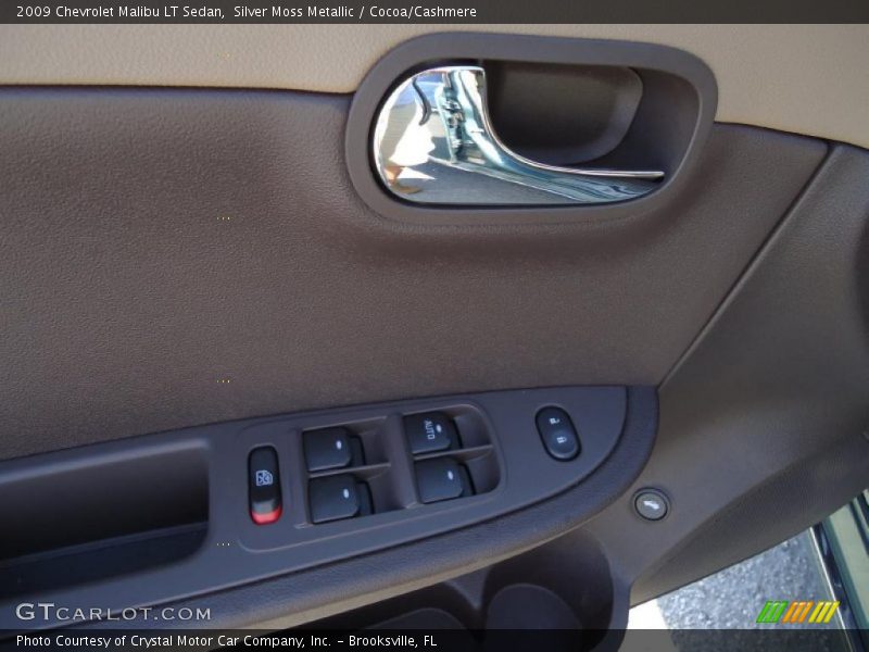 Silver Moss Metallic / Cocoa/Cashmere 2009 Chevrolet Malibu LT Sedan