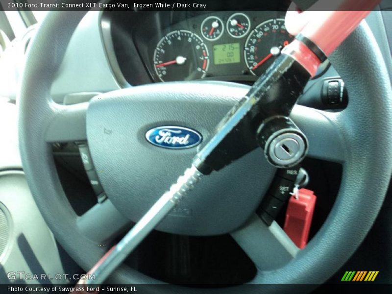 Frozen White / Dark Gray 2010 Ford Transit Connect XLT Cargo Van