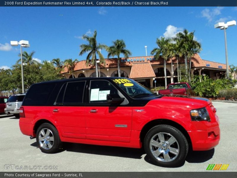 Colorado Red/Black / Charcoal Black/Red 2008 Ford Expedition Funkmaster Flex Limited 4x4