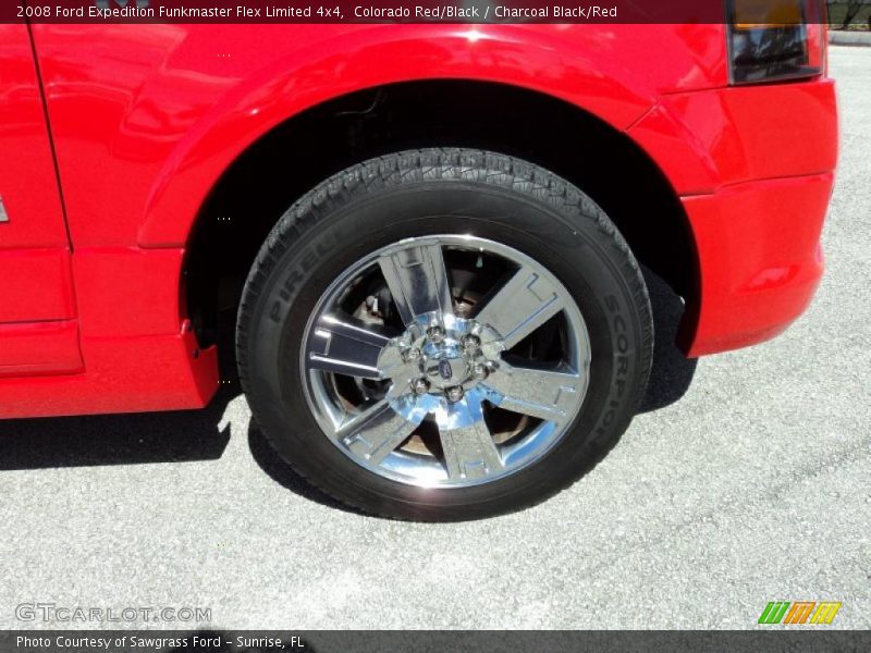 Colorado Red/Black / Charcoal Black/Red 2008 Ford Expedition Funkmaster Flex Limited 4x4