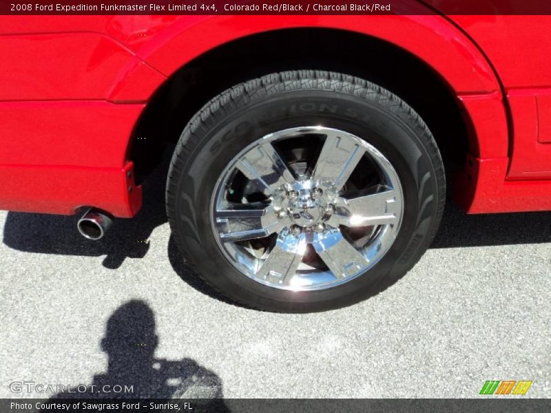 Colorado Red/Black / Charcoal Black/Red 2008 Ford Expedition Funkmaster Flex Limited 4x4