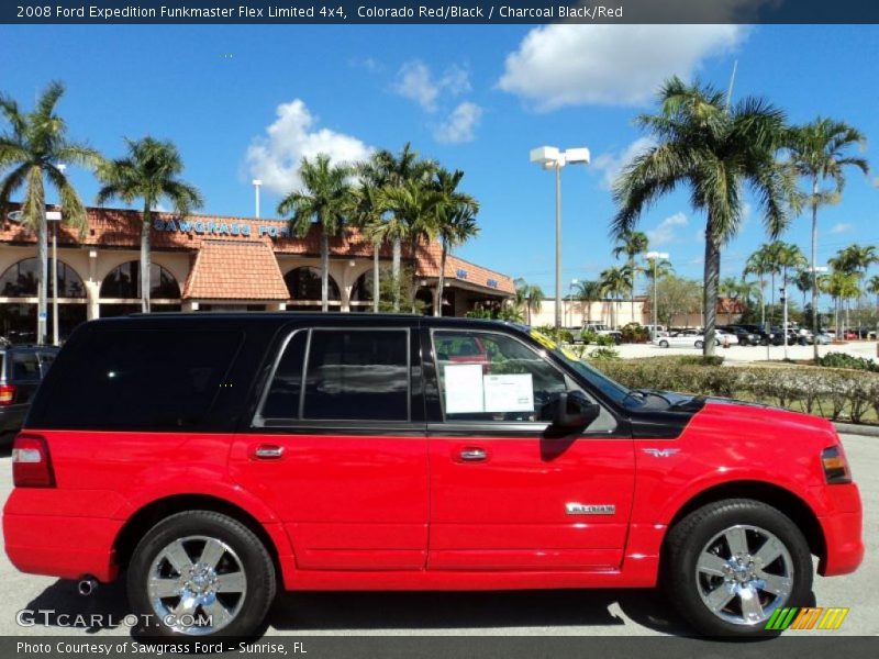Colorado Red/Black / Charcoal Black/Red 2008 Ford Expedition Funkmaster Flex Limited 4x4
