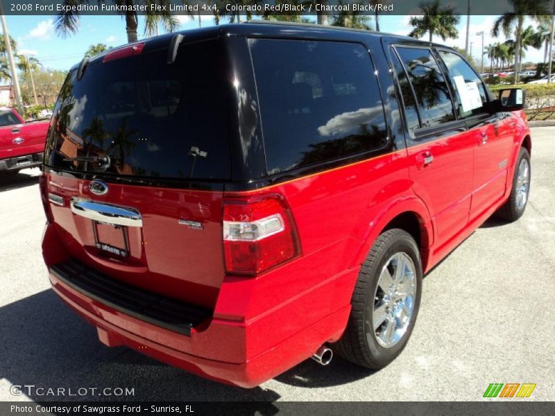 Colorado Red/Black / Charcoal Black/Red 2008 Ford Expedition Funkmaster Flex Limited 4x4