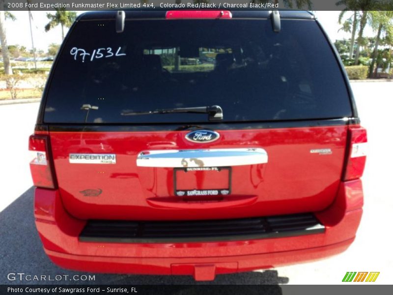 Colorado Red/Black / Charcoal Black/Red 2008 Ford Expedition Funkmaster Flex Limited 4x4