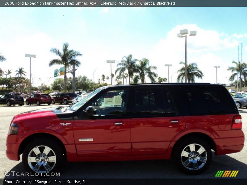 Colorado Red/Black / Charcoal Black/Red 2008 Ford Expedition Funkmaster Flex Limited 4x4
