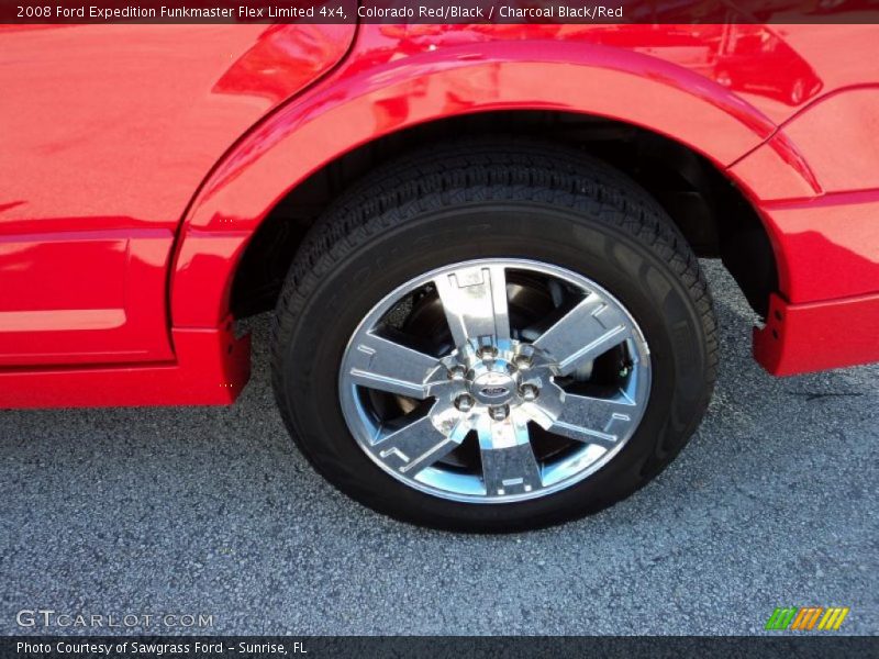 Colorado Red/Black / Charcoal Black/Red 2008 Ford Expedition Funkmaster Flex Limited 4x4
