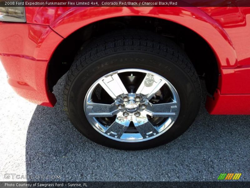 Colorado Red/Black / Charcoal Black/Red 2008 Ford Expedition Funkmaster Flex Limited 4x4