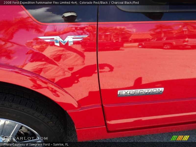 Colorado Red/Black / Charcoal Black/Red 2008 Ford Expedition Funkmaster Flex Limited 4x4