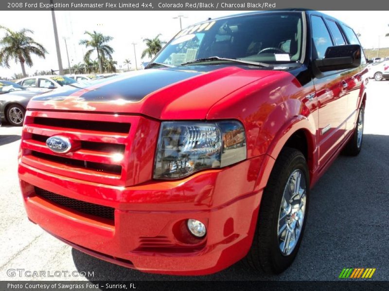 Colorado Red/Black / Charcoal Black/Red 2008 Ford Expedition Funkmaster Flex Limited 4x4