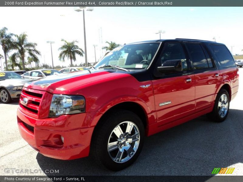 Colorado Red/Black / Charcoal Black/Red 2008 Ford Expedition Funkmaster Flex Limited 4x4