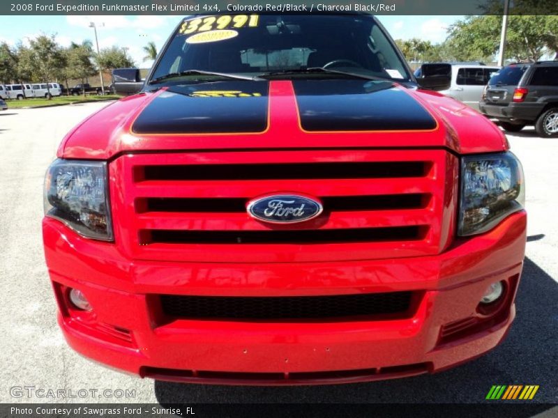 Colorado Red/Black / Charcoal Black/Red 2008 Ford Expedition Funkmaster Flex Limited 4x4