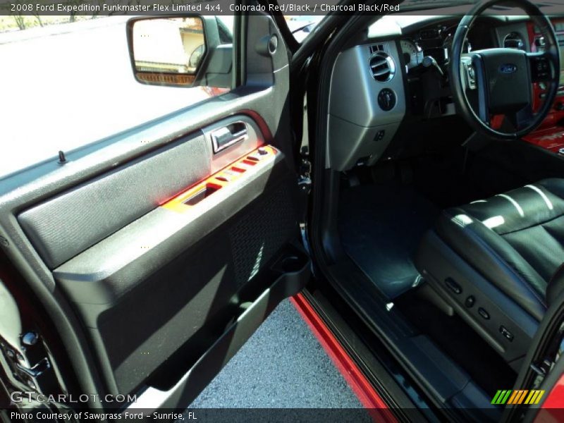 Colorado Red/Black / Charcoal Black/Red 2008 Ford Expedition Funkmaster Flex Limited 4x4