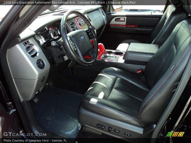 Colorado Red/Black / Charcoal Black/Red 2008 Ford Expedition Funkmaster Flex Limited 4x4