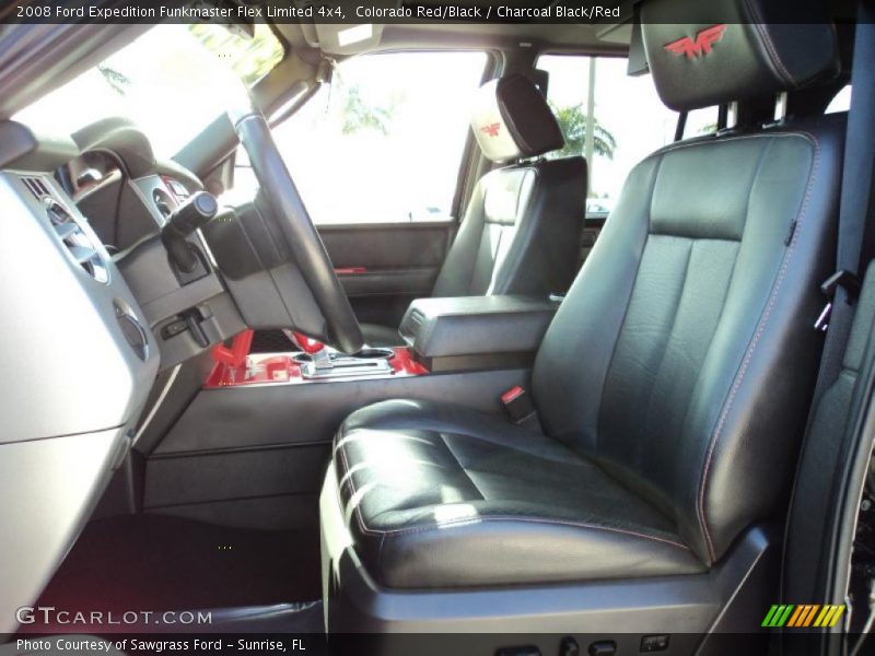 Colorado Red/Black / Charcoal Black/Red 2008 Ford Expedition Funkmaster Flex Limited 4x4