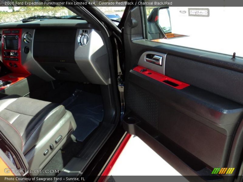 Colorado Red/Black / Charcoal Black/Red 2008 Ford Expedition Funkmaster Flex Limited 4x4