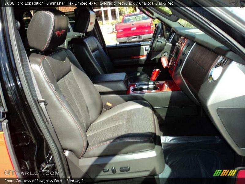 Colorado Red/Black / Charcoal Black/Red 2008 Ford Expedition Funkmaster Flex Limited 4x4