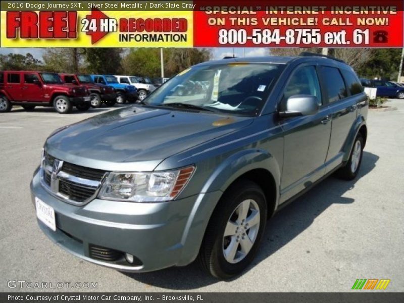Silver Steel Metallic / Dark Slate Gray 2010 Dodge Journey SXT