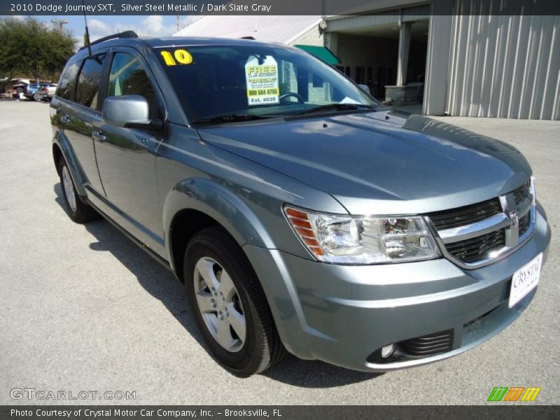 Silver Steel Metallic / Dark Slate Gray 2010 Dodge Journey SXT