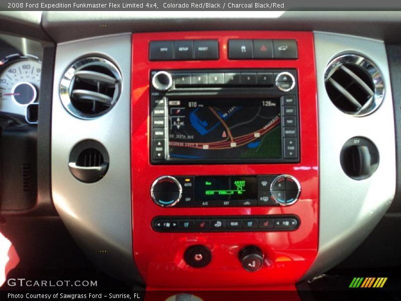 Colorado Red/Black / Charcoal Black/Red 2008 Ford Expedition Funkmaster Flex Limited 4x4