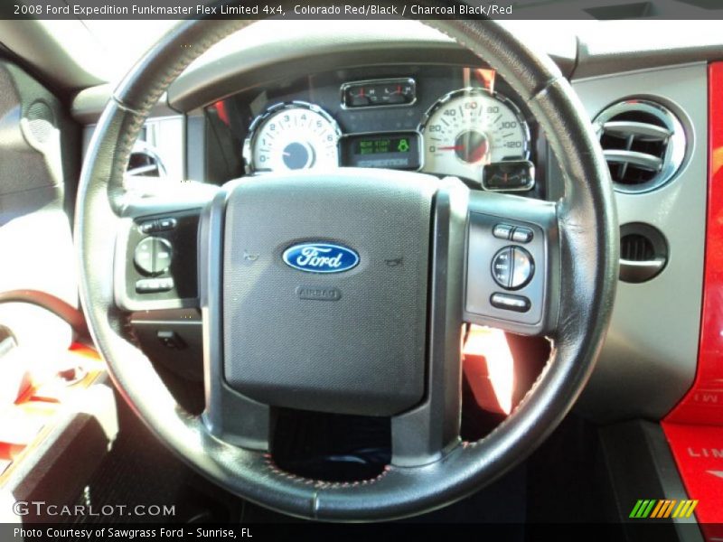 Colorado Red/Black / Charcoal Black/Red 2008 Ford Expedition Funkmaster Flex Limited 4x4