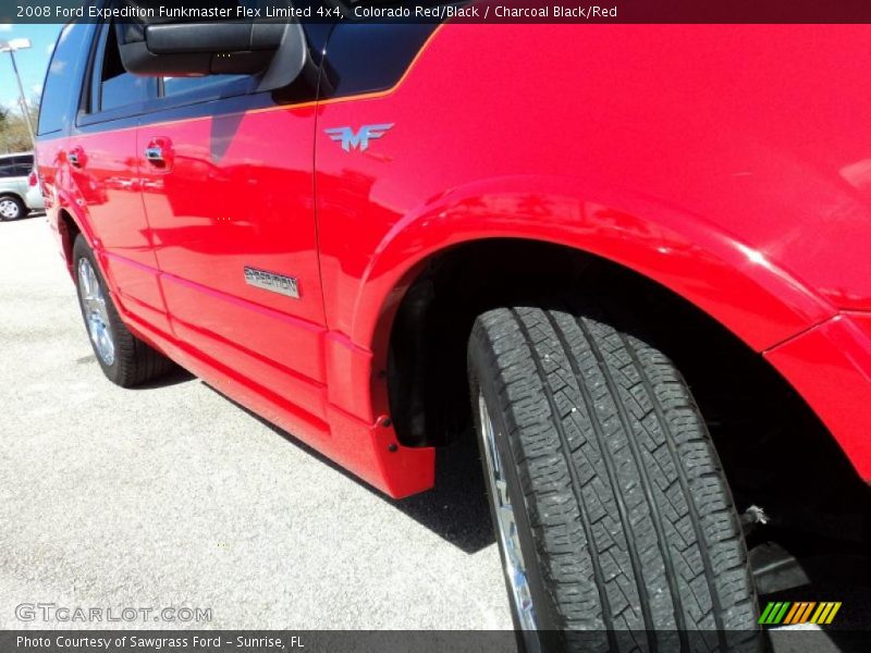 Colorado Red/Black / Charcoal Black/Red 2008 Ford Expedition Funkmaster Flex Limited 4x4
