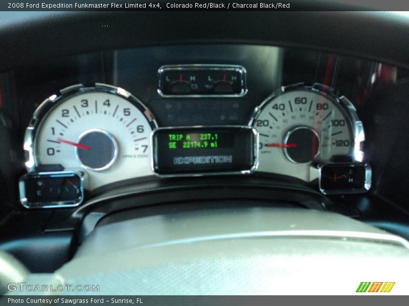 Colorado Red/Black / Charcoal Black/Red 2008 Ford Expedition Funkmaster Flex Limited 4x4