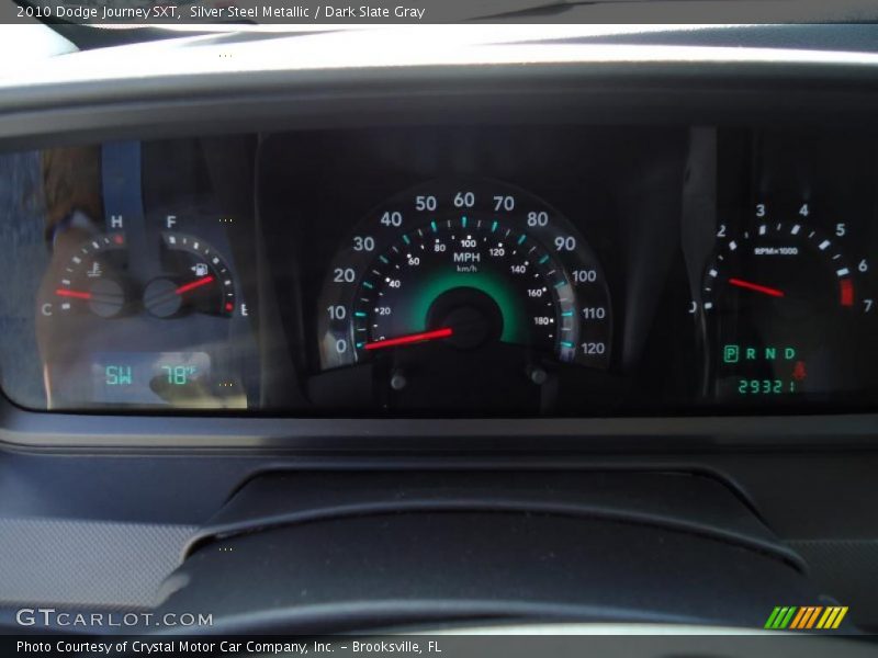 Silver Steel Metallic / Dark Slate Gray 2010 Dodge Journey SXT