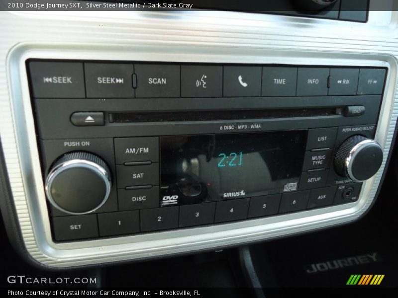 Silver Steel Metallic / Dark Slate Gray 2010 Dodge Journey SXT