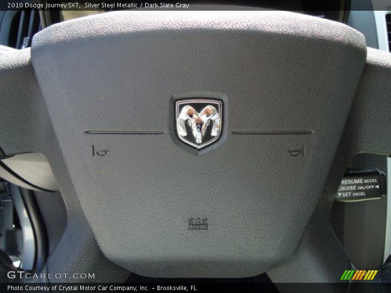 Silver Steel Metallic / Dark Slate Gray 2010 Dodge Journey SXT