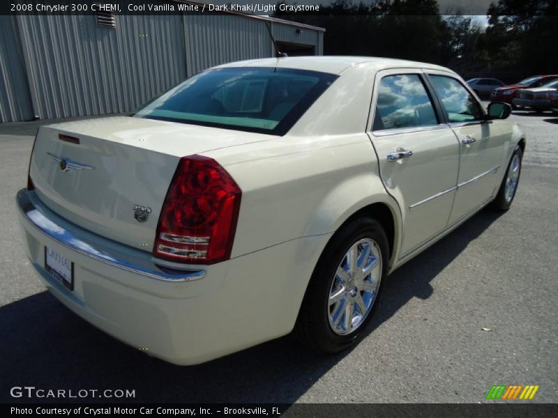 Cool Vanilla White / Dark Khaki/Light Graystone 2008 Chrysler 300 C HEMI