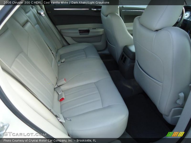 Cool Vanilla White / Dark Khaki/Light Graystone 2008 Chrysler 300 C HEMI
