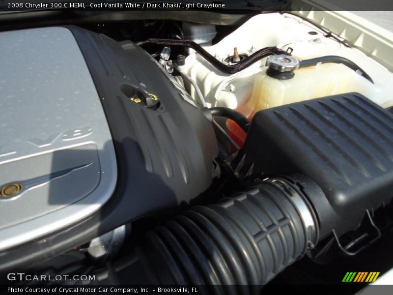Cool Vanilla White / Dark Khaki/Light Graystone 2008 Chrysler 300 C HEMI