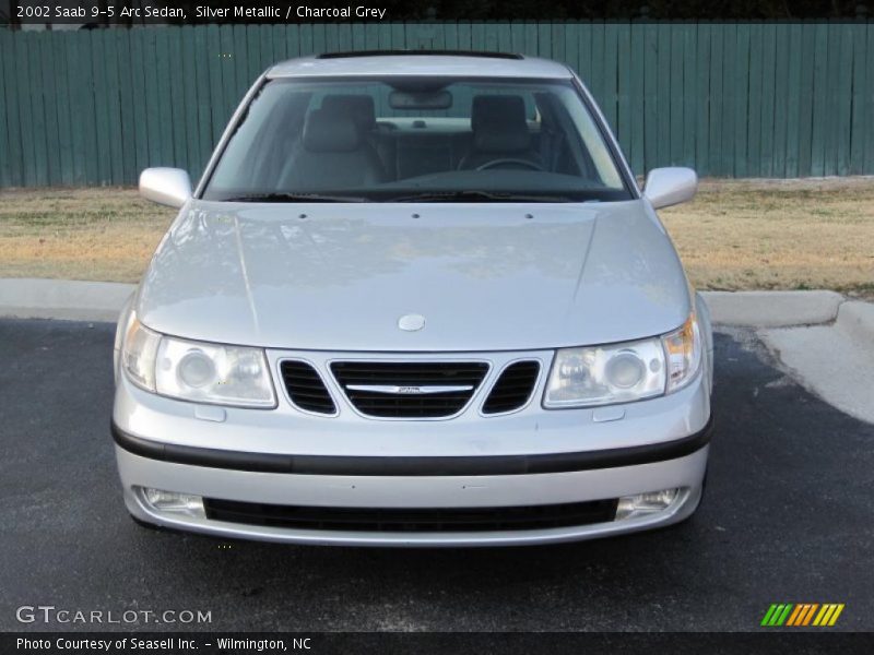 Silver Metallic / Charcoal Grey 2002 Saab 9-5 Arc Sedan