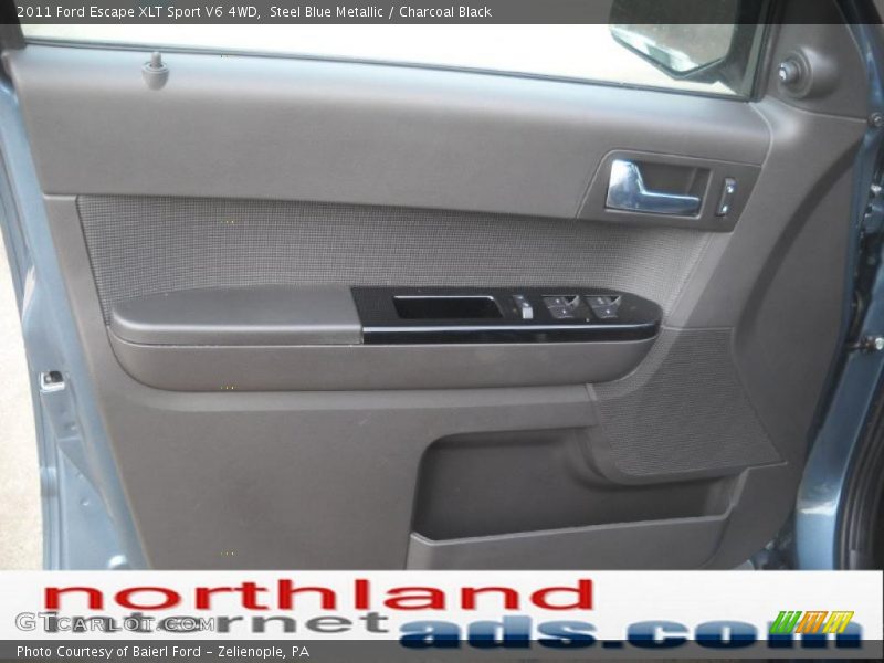 Steel Blue Metallic / Charcoal Black 2011 Ford Escape XLT Sport V6 4WD