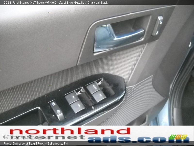 Steel Blue Metallic / Charcoal Black 2011 Ford Escape XLT Sport V6 4WD