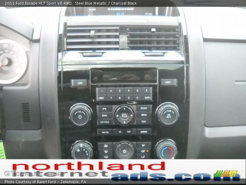 Steel Blue Metallic / Charcoal Black 2011 Ford Escape XLT Sport V6 4WD