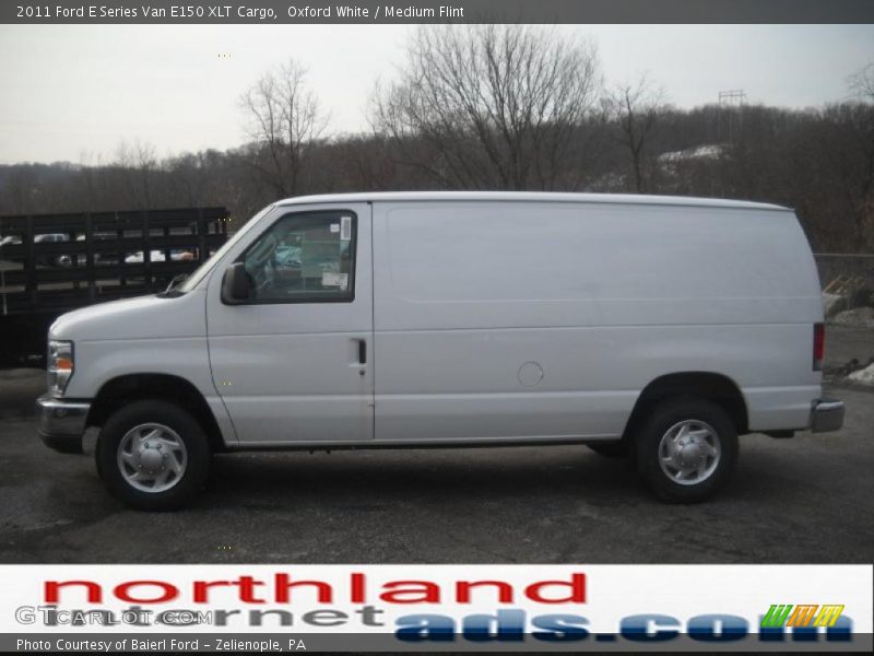 Oxford White / Medium Flint 2011 Ford E Series Van E150 XLT Cargo