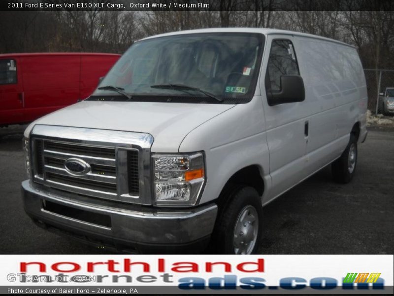 Oxford White / Medium Flint 2011 Ford E Series Van E150 XLT Cargo