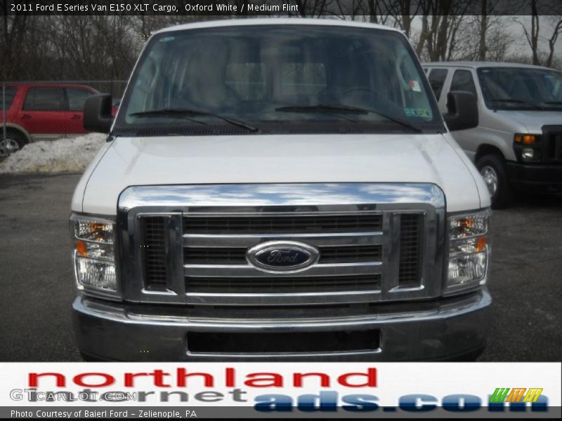 Oxford White / Medium Flint 2011 Ford E Series Van E150 XLT Cargo