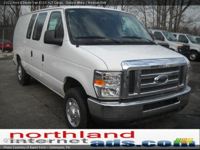 Oxford White / Medium Flint 2011 Ford E Series Van E150 XLT Cargo