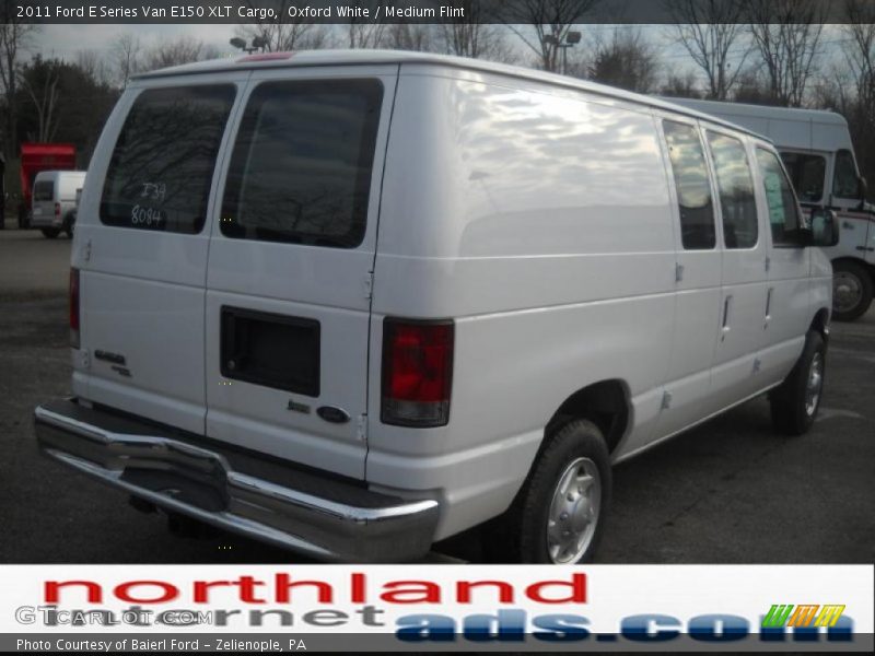 Oxford White / Medium Flint 2011 Ford E Series Van E150 XLT Cargo
