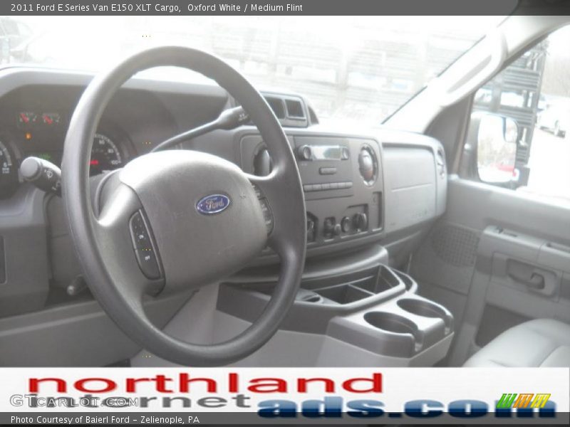 Oxford White / Medium Flint 2011 Ford E Series Van E150 XLT Cargo