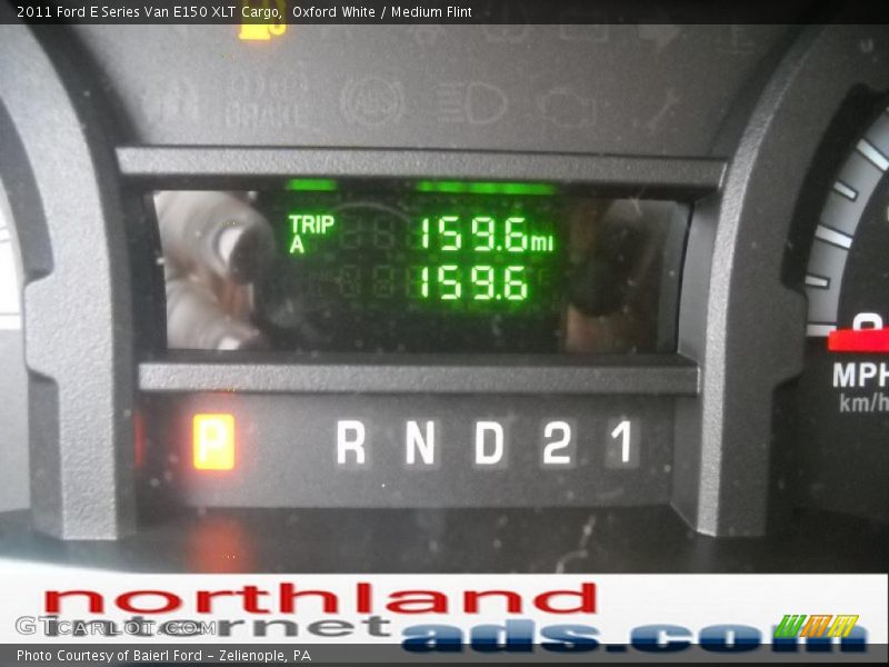 Oxford White / Medium Flint 2011 Ford E Series Van E150 XLT Cargo