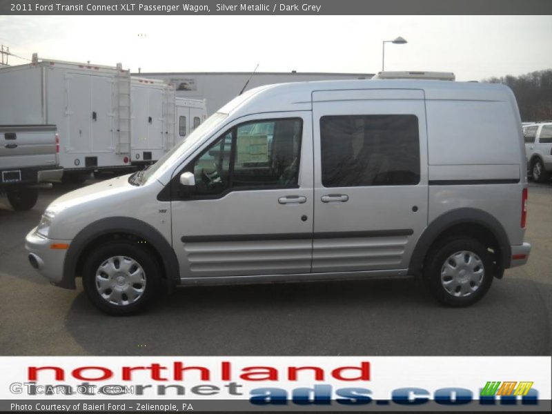 Silver Metallic / Dark Grey 2011 Ford Transit Connect XLT Passenger Wagon