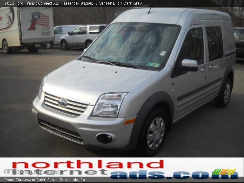 Silver Metallic / Dark Grey 2011 Ford Transit Connect XLT Passenger Wagon